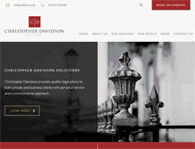 Tablet Screenshot of cdlaw.co.uk